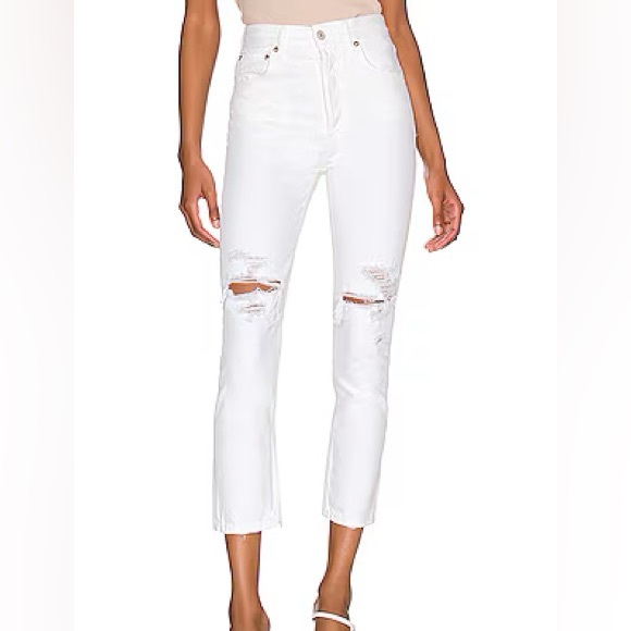Agolde Denim - NWT AGOLDE Riley High Rise Crop Straight Jeans